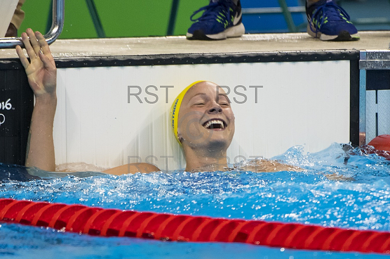 BRA, Olympia 2016 Rio, Schwimmsport FINALE - 100m Schmetterling der Frauen