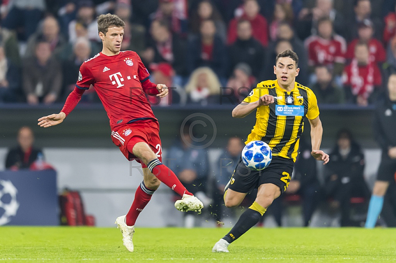 GER, UEFA CL, FC Bayern Muenchen (GER) vs AEK Athen (GRC)