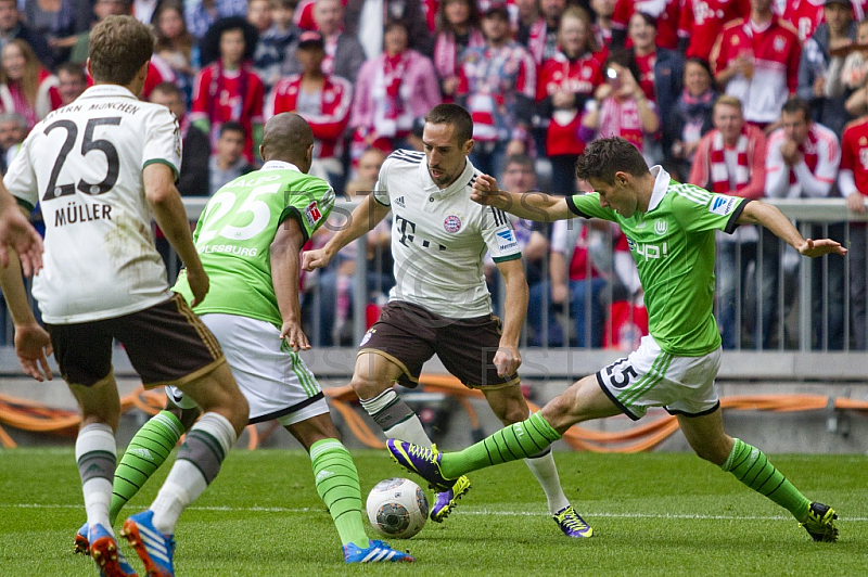 GER, 1.FBL,  FC Bayern Muenchen vs . VfL Wolfsburg
