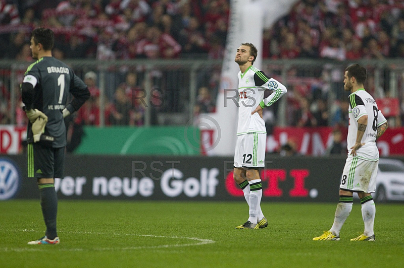 GER, DFB Pokal Halbfinale,  FC Bayern Muenchen vs. VfL Wolfsburg