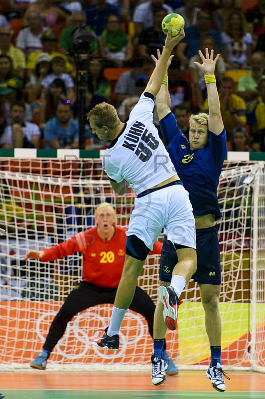 BRA, Olympia 2016 Rio, Handball Schweden vs Deutschland