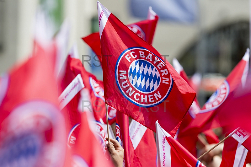 GER, FC Bayern Muenchen Meisterfeier auf dem Marienplatz