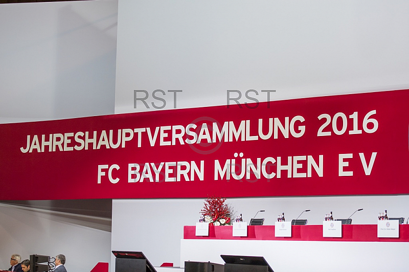 GER, Feature zur FC Bayern Jahreshauptversammlung 2016 GER, Feature zur FC Bayern Jahreshauptversammlung 2016