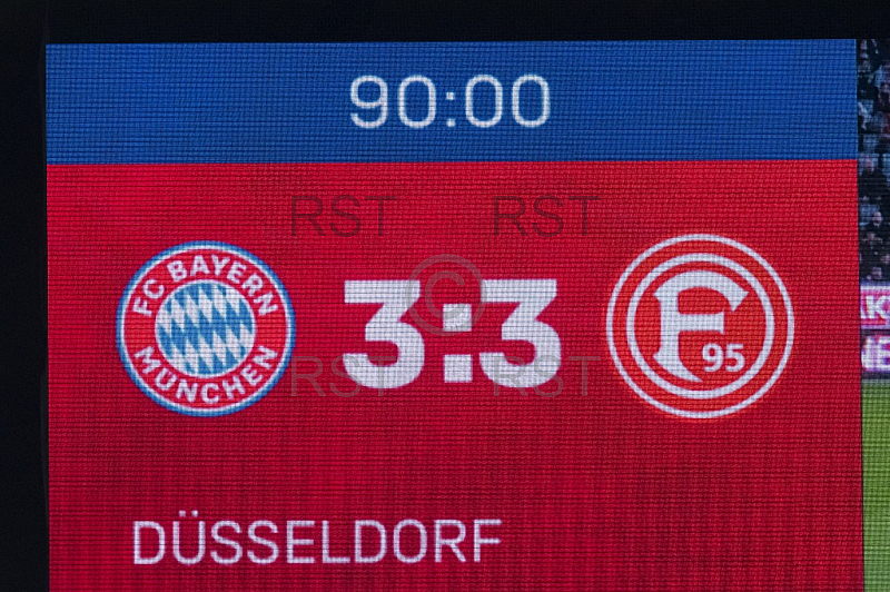 GER, 1.FBL,  FC Bayern Muenchen vs. Fortuna Duesseldorf