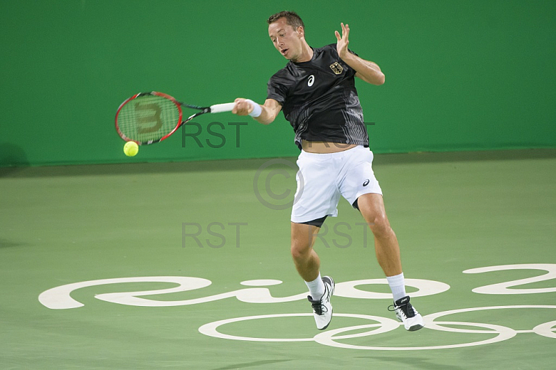 BRA, Olympia 2016 Rio, Tennis, Philipp Kohlschreiber (GER)  vs Guido Pella (ARG)