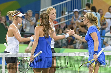 BRA, Olympia 2016 Rio, Tennis Doppel, D. Kasatkina (RUS) und S. Kuznetsova (RUS) vs. Anna-Lena Groenefeld  (GER) und Laura Siegemund (GER)