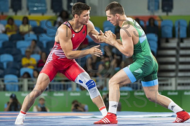 BRA, Olympia 2016 Rio, Kampfsport, Ringen 85kg , Bronze Medallien Kampf zwischen KUDLA Denis Maksymilian (GER)  vs. LORINCZ Viktor (HUN)