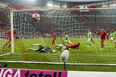 GER, 1.FBL,  FC Bayern Muenchen vs. VFL Wolfsburg