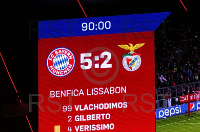 GER, UEFA CL, FC Bayern Muenchen (GER) vs Benfica Lissabon (PT) 