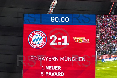 GER, 1.FBL,  FC Bayern Muenchen vs. 1. FC Union Berlin