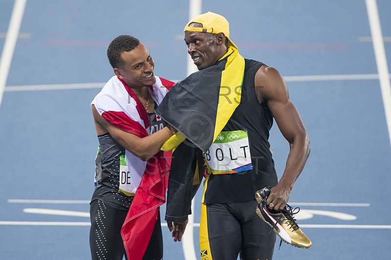 BRA, Olympia 2016 Rio, Leichtathletik, 100 meter Finale der Maenner 