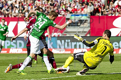GER, 1.FBL, 1. FC Nuernberg vs Werder Bremen