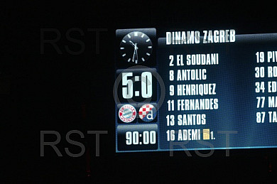 GER, UEFA CL,  FC Bayern Muenchen (GER) vs. GNK Dinamo Zagreb (CRO)