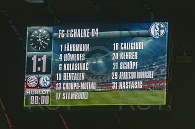 GER, 1.FBL,  FC Bayern Muenchen vs. FC Schalke 04