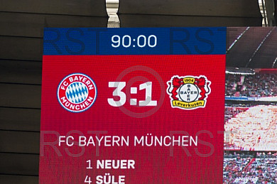 GER, 1.FBL,  FC Bayern Muenchen vs. Bayer 04 Leverkusen