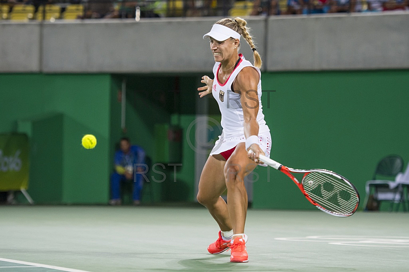 BRA, Olympia 2016 Rio, Tennis, Finale Monica Puig (PUR) vs. Angelique Kerber (GER) 